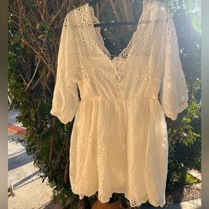 Ivory free people dress